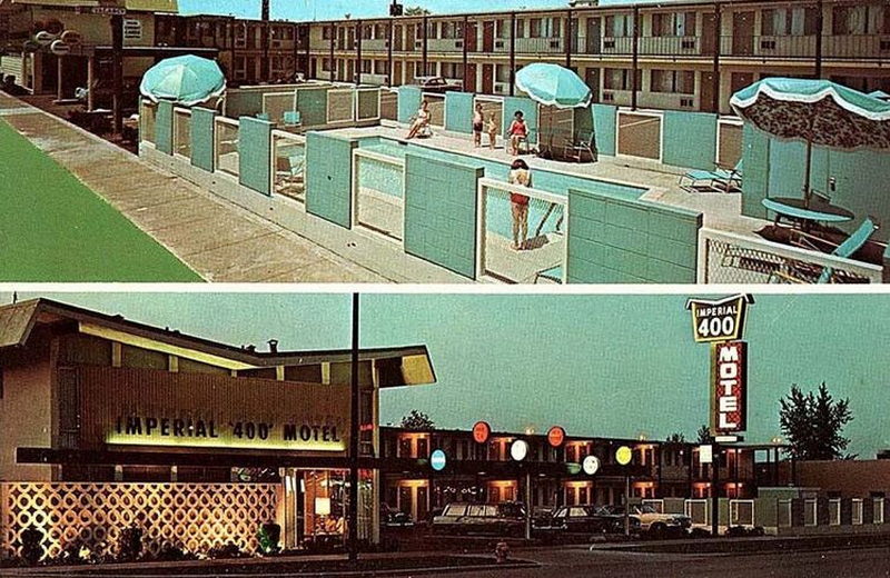 Imperial 400 Motel - Vintage Postcard (newer photo)